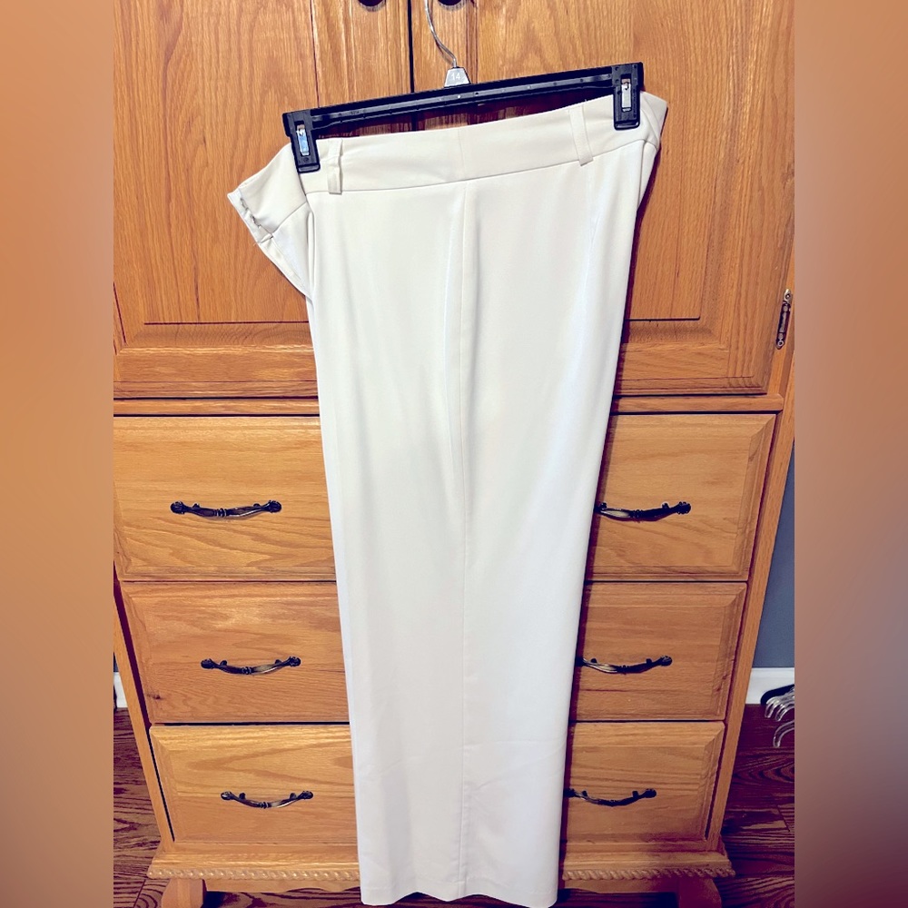 Madison Wide Leg Pants in Light Cream